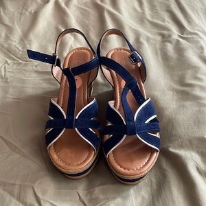 Super Cute beachy dinner wedges